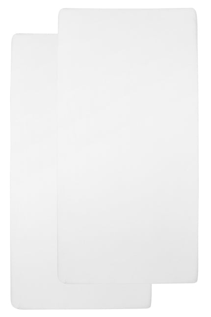 <tc>Meyco</tc> Drap-housse Jersey 2St 50X90 Blanc