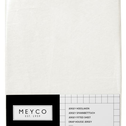 <tc>Meyco</tc> Drap-housse Jersey Offwhite 60x120cm