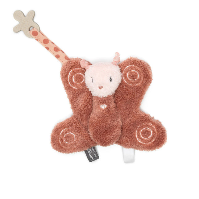 <tc>Snoozebaby</tc> Doudou Bella Butterfly Dusty Rose