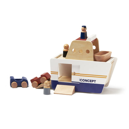 <tc>Kid's Concept</tc> Ferry en bois pour les jouets