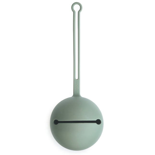 <tc>Mushie</tc> <tc>tétine</tc>Porte-bonheur Silicone Cambridge Bleu