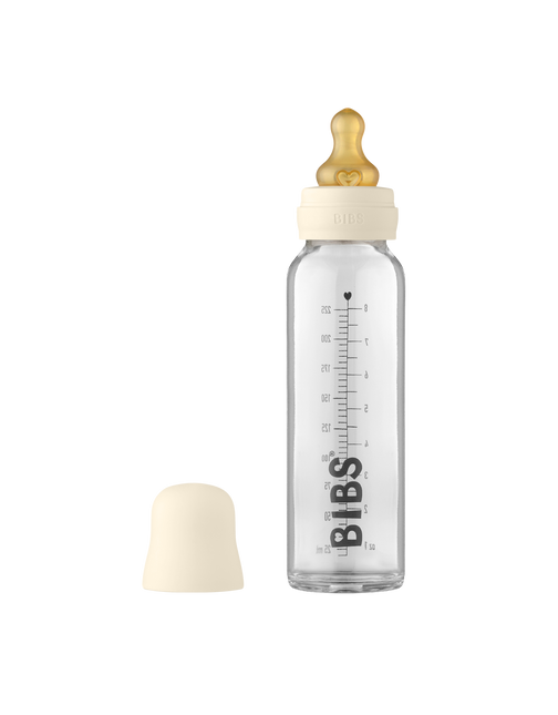 <tc>BIBS</tc> Biberon en verre 225ml Ivoire