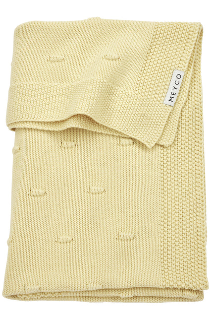 <tc>Meyco</tc> Couverture de lit Nœuds doux Jaune