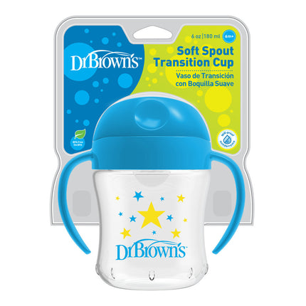 <tc>Dr. Brown's</tc> Tasse à boire bleue 180ml bec souple