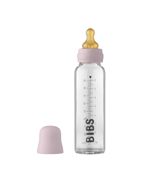 <tc>BIBS</tc> Biberon en verre 225ml Dusky Lilac