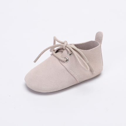 <tc>Baby Dutch</tc> Chaussures pour bébé Nova Ecru Suede