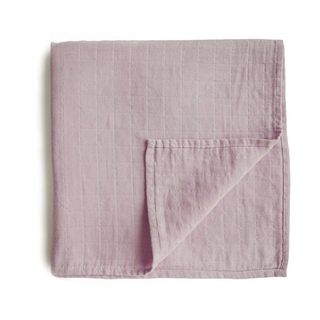 <tc>Mushie</tc> Tissu hydrophile doux mauve 120cm