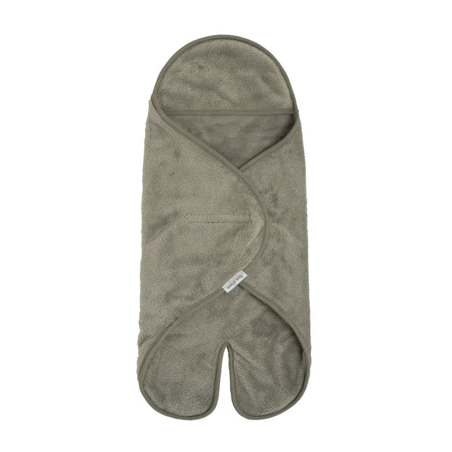 <tc>Baby's Only</tc> Couverture enveloppante Baby Cozy Urban Green avec pieds