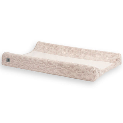 <tc>Jollein</tc> Housse de matelas à langer River Knit Rose pâle 50x70cm