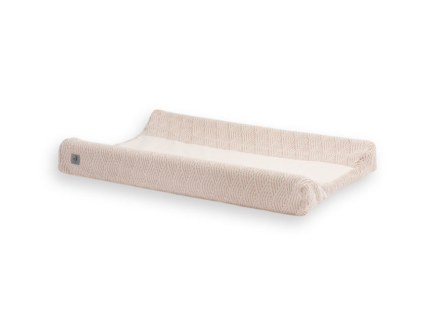 <tc>Jollein</tc> Housse de matelas à langer River Knit Rose pâle 50x70cm