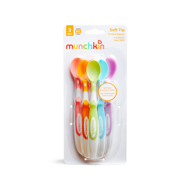 <tc>Munchkin</tc> Cuillère à bébé douce 6pcs