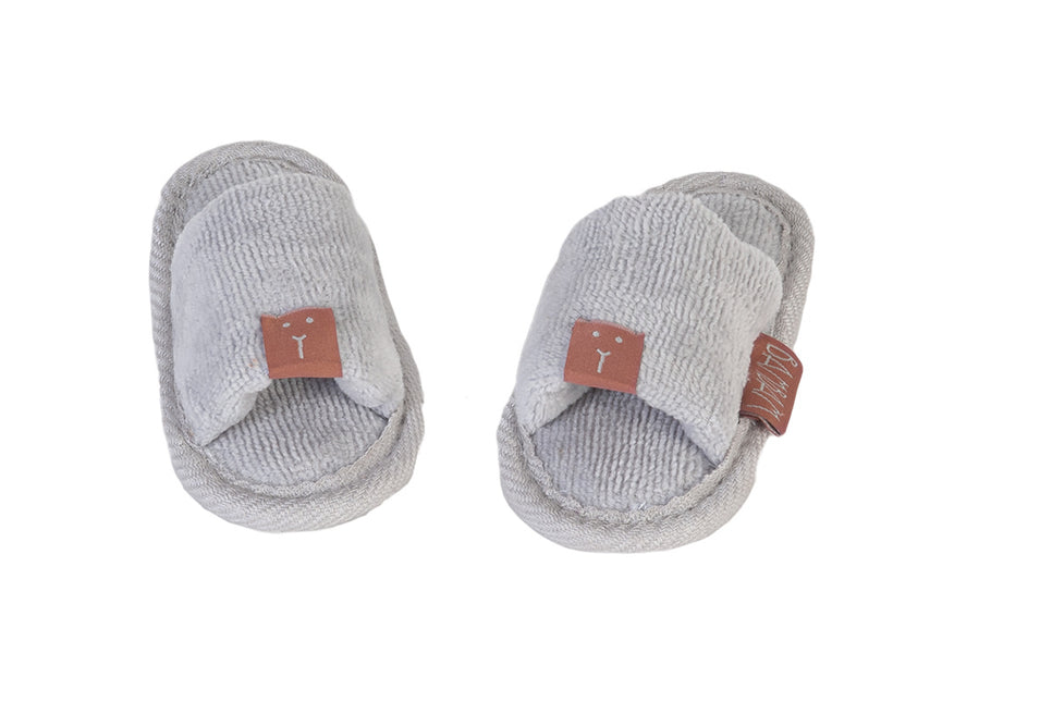 <tc>BamBam</tc> Pantoufles pour bébé Pantoufle bio Gris