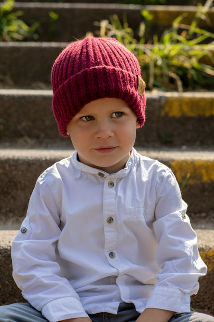 <tc>Baby Dutch</tc> Chapeau bébé hiver Bordeaux