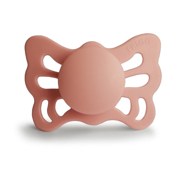 <tc>Frigg</tc> <tc>tétine</tc> Taille 1 Butterfly Anatomique Pretty Peach Silicone