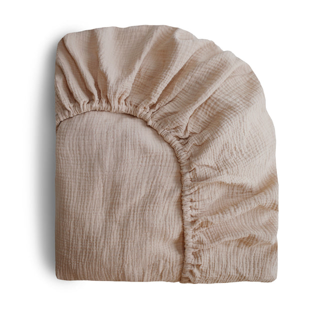 <tc>Mushie</tc> Drap de lit naturel