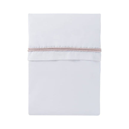 <tc>Baby's Only</tc> Drap de berceau tricoté Passepoil classique rose/blanc 80x100cm