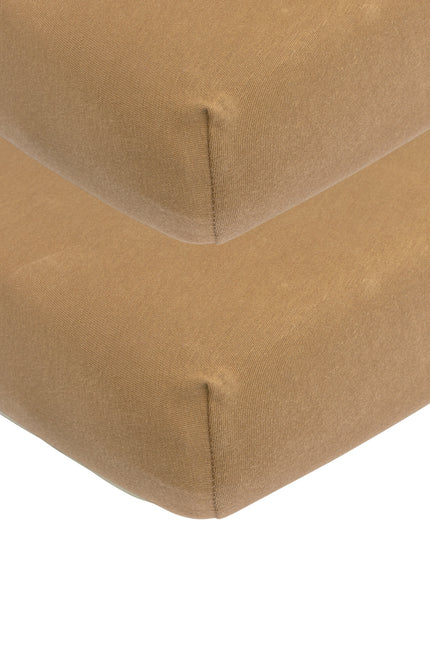 <tc>Meyco</tc> Drap-housse Jersey 2St 40X80/90 Caramel