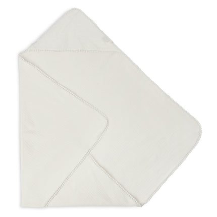 <tc>Jollein</tc> Serviette de bain Bébé Broderie Ivoire 75x75cm