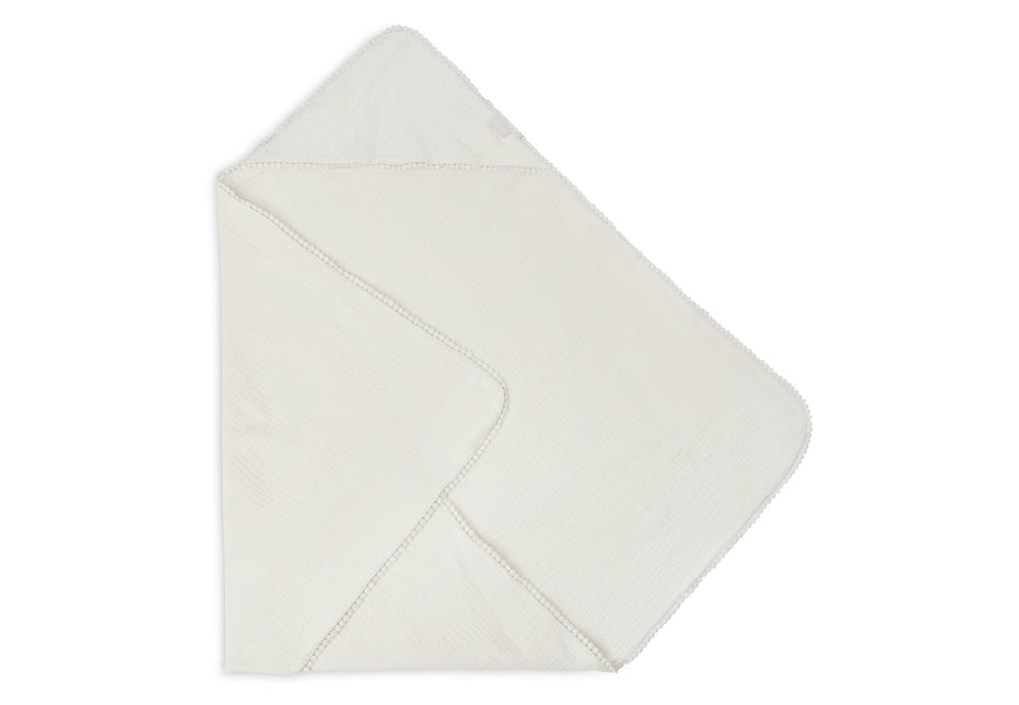 <tc>Jollein</tc> Serviette de bain Bébé Broderie Ivoire 75x75cm