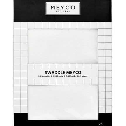 <tc>Meyco</tc> Couverture d'emmaillotage Uni Blanc