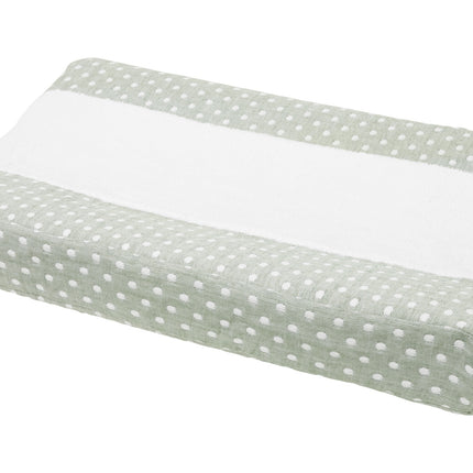 <tc>Meyco</tc> Housse de matelas à langer Little Dots Forest Green