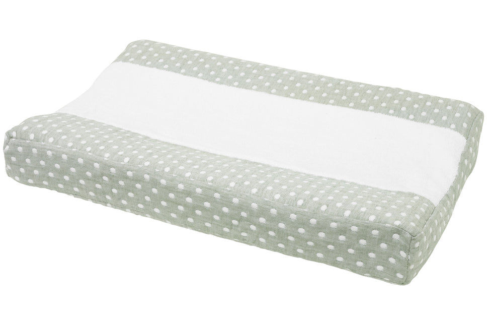 <tc>Meyco</tc> Housse de matelas à langer Little Dots Forest Green