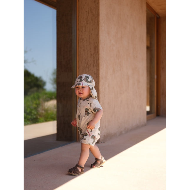 <tc>Konges Slojd</tc> Chapeau de soleil Baby Ace Brim Gots Dansosaurus