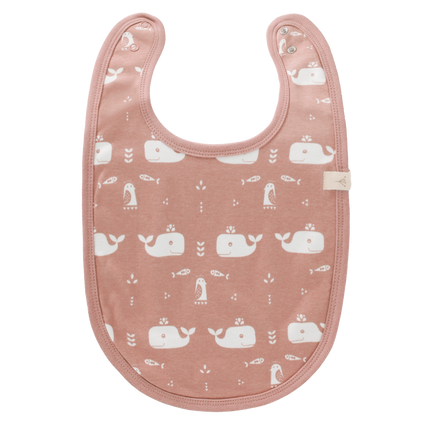 <tc>Fresk</tc> Bib Whale Mellow Rose