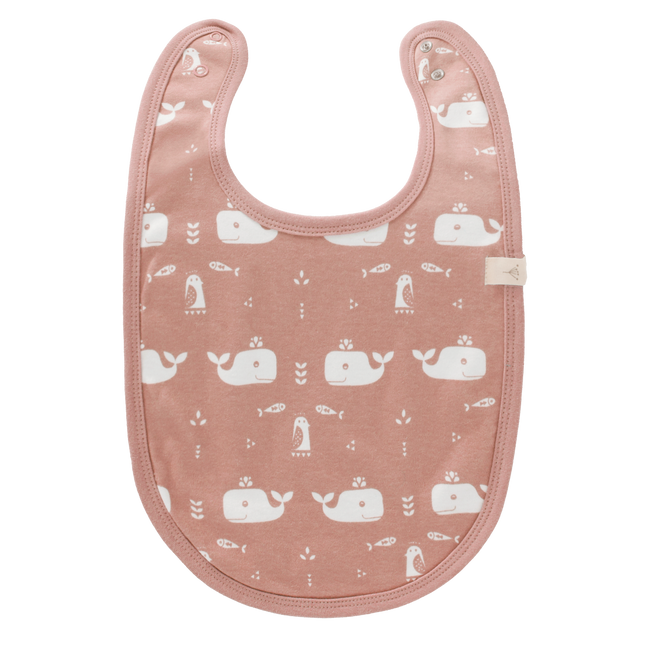 <tc>Fresk</tc> Bib Whale Mellow Rose