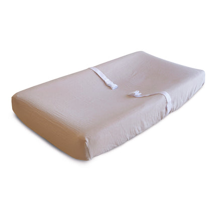 <tc>Mushie</tc> Housse de matelas à langer Blush