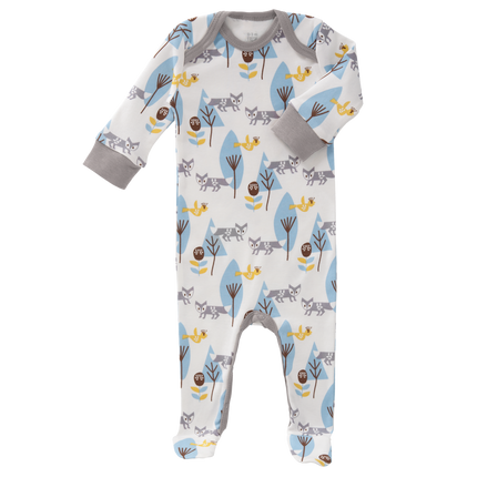 <tc>Fresk</tc> Pyjama pour bébé avec pied de renard bleu