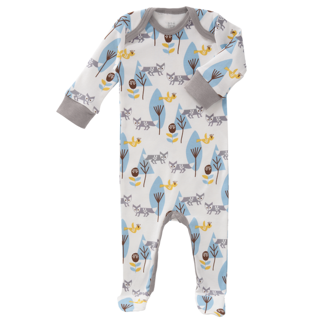 <tc>Fresk</tc> Pyjama pour bébé avec pied de renard bleu