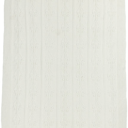 <tc>Meyco</tc> Couverture de berceau Fleur romantique blanc cassé