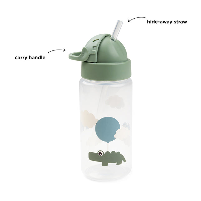 <tc>Done by Deer</tc> Tasse à paille Happy Clouds Green 350ml