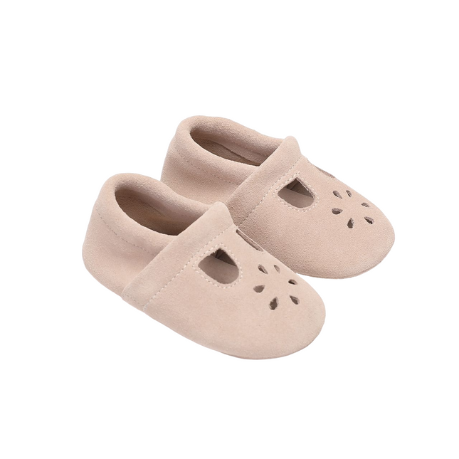 <tc>Baby Dutch</tc> Chaussures pour bébé Juna Beige Suede