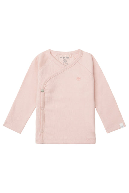 <tc>Noppies</tc> Overslag Chemise Baby Manches Longues Rib Nanyuki Rose Smoke