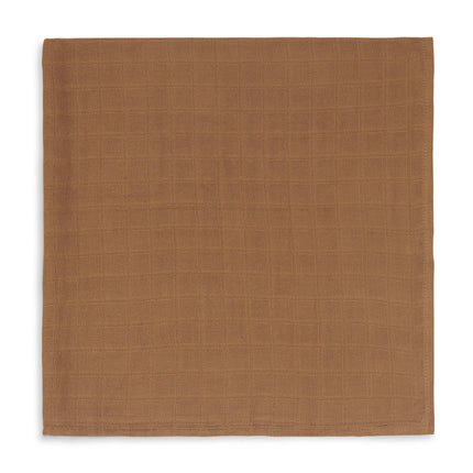 <tc>Jollein</tc> Chiffon hydrophile Bambou Caramel 115x115cm 2pcs