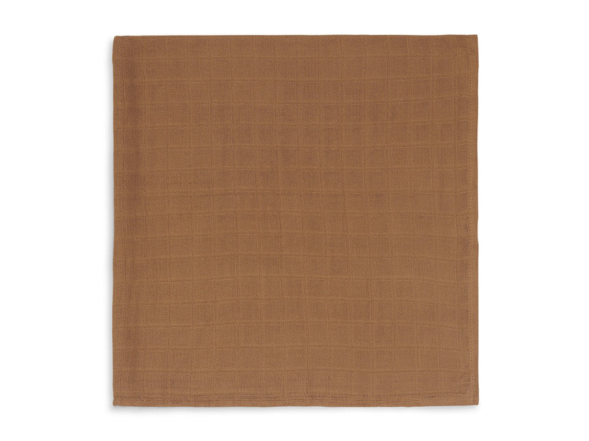 <tc>Jollein</tc> Chiffon hydrophile Bambou Caramel 115x115cm 2pcs