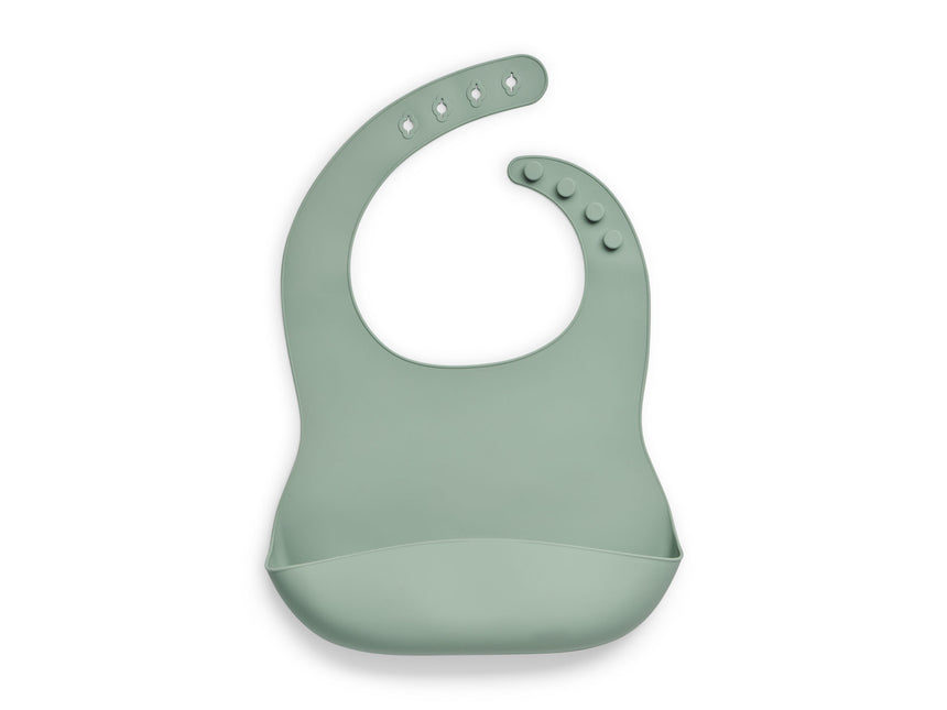 <tc>Jollein</tc> Bib Silicon Ash Green