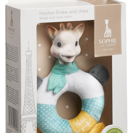 <tc>Sophie de Giraf</tc> Rattle Shake And Chew (Hochet, secoue et mâche)