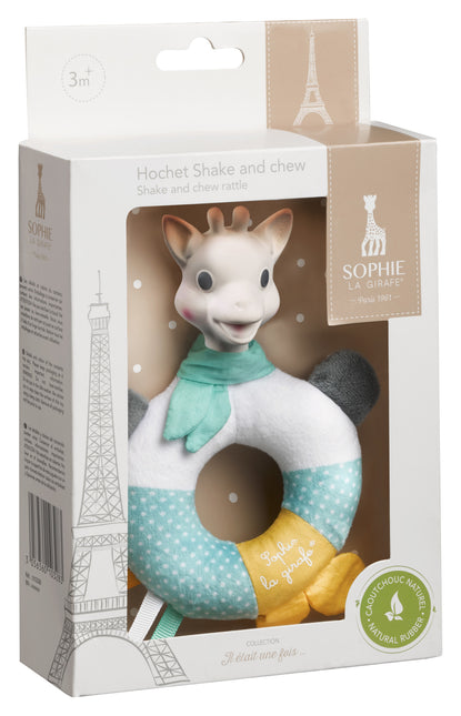 <tc>Sophie de Giraf</tc> Rattle Shake And Chew (Hochet, secoue et mâche)