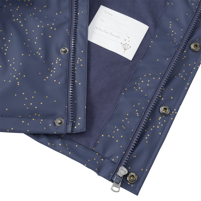 <tc>Fresk</tc> Imperméable à pois indigo