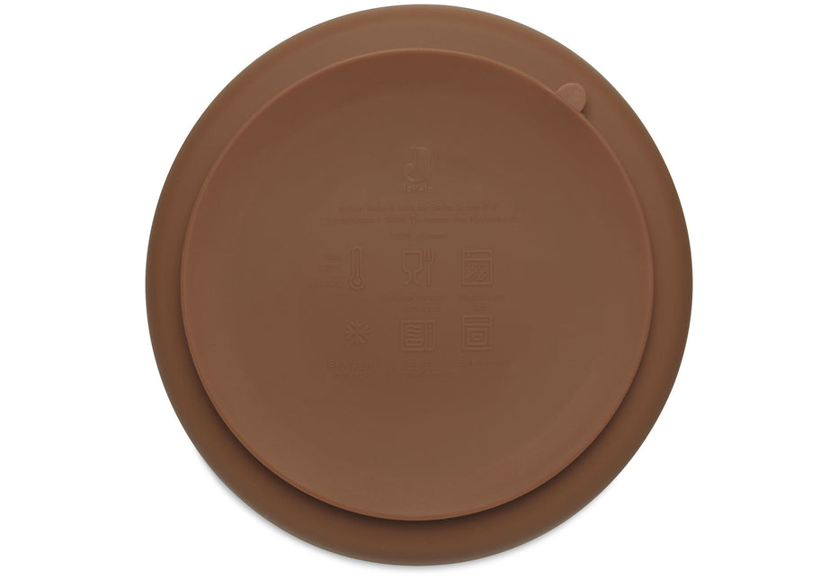 <tc>Jollein</tc> Assiette bébé Silicone Caramel