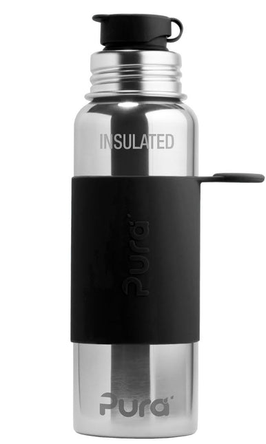 <tc>Pura</tc> Thermos Flask Stainless Steel 650Ml Set Black 3 piece