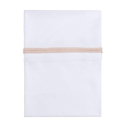 <tc>Baby's Only</tc> Drap de berceau Passepoil tricoté Blush/Blanc