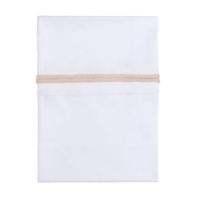 <tc>Baby's Only</tc> Drap de berceau Passepoil tricoté Blush/Blanc