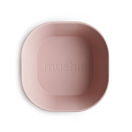 <tc>Mushie</tc> Bol à bébé carré Blush 2pcs