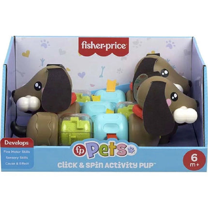 Fisherprice Pets Click And Spin Activity Pup - Babywinkel - 0194735199181