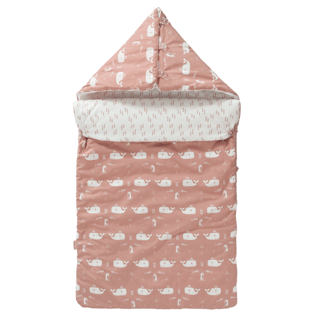 Fresk Voetenzak Whale Roze - Fresk - Babywinkel - 8718754235051