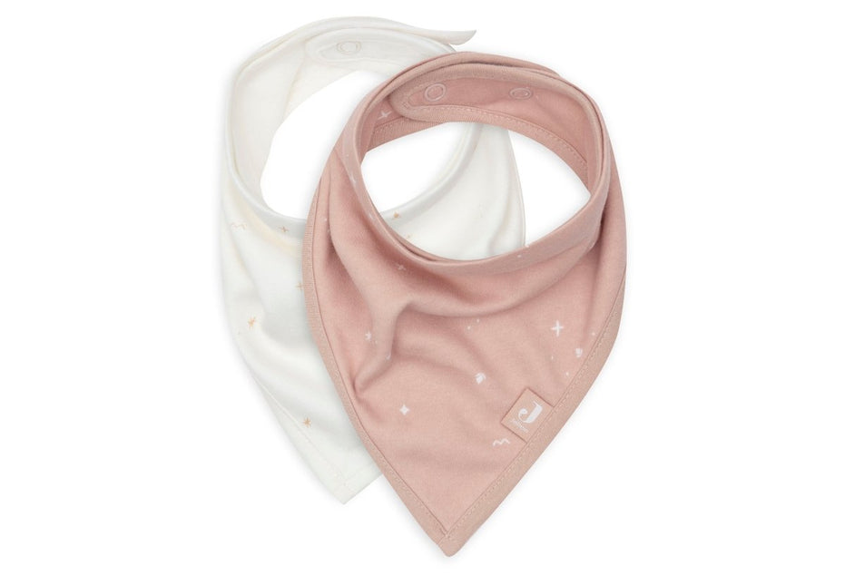 Jollein Slabbetje Bandana Twinkling Wild Rose 2St - Jollein - Babywinkel - 8717329384682